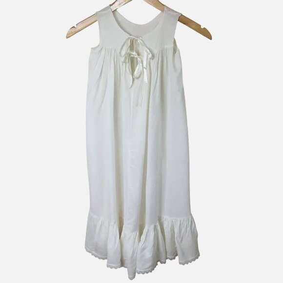 VTG Baby Christening 3-Layers Gown White Lace Satin Bonnet Underdress 3-6 M VBC - Picture 11 of 15